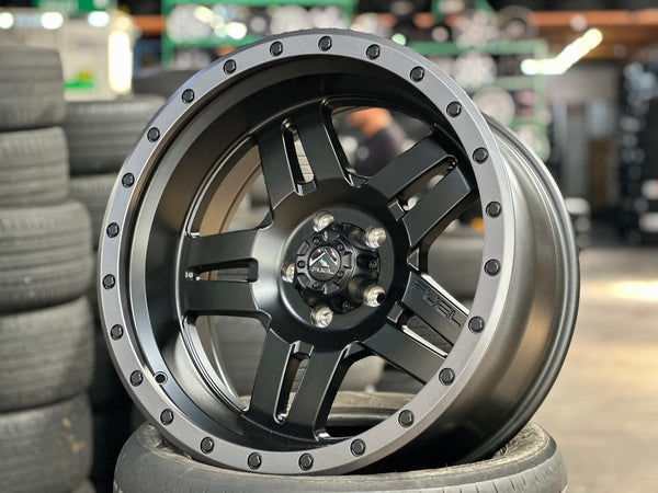 New 20X10 ET-18 Fuel Anza Rim (5 wheel) Matt Black 5X127