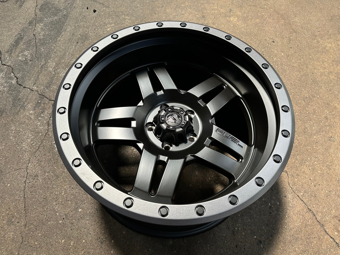 New 20X10 ET-18 Fuel Anza Rim (5 wheel) Matt Black 5X127