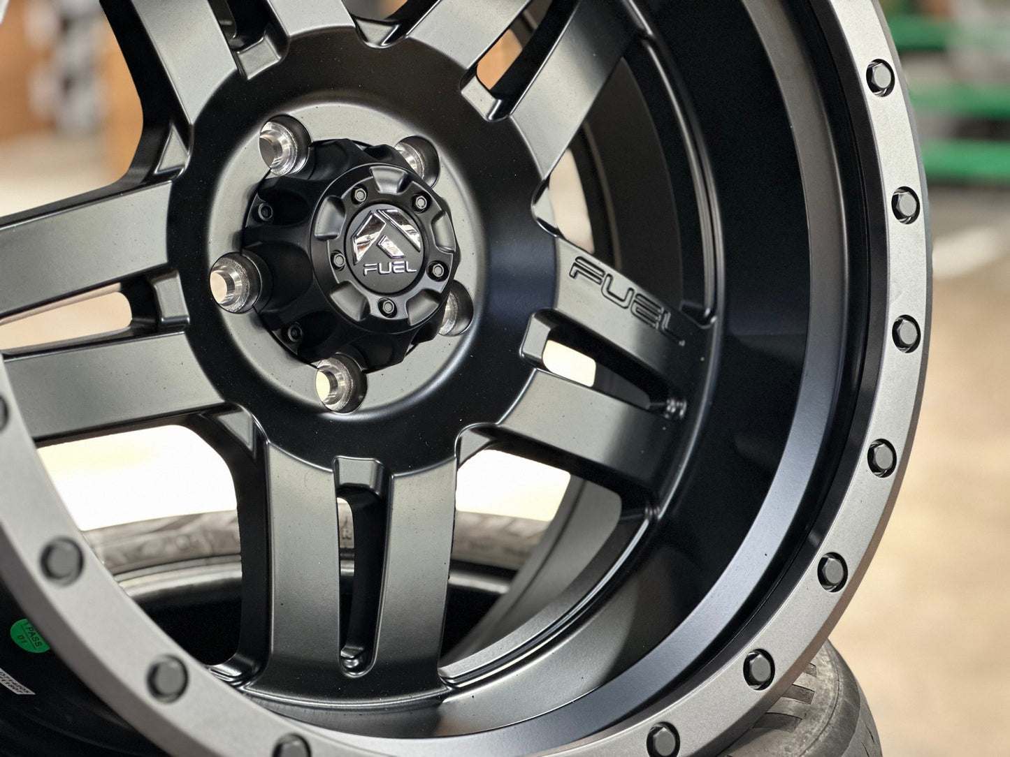 New 20X10 ET-18 Fuel Anza Rim (5 wheel) Matt Black 5X127