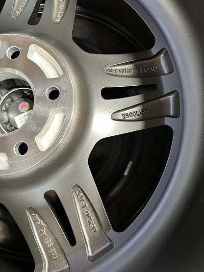 New 20X10 ET-18 Fuel Anza Rim (5 wheel) Matt Black 5X127