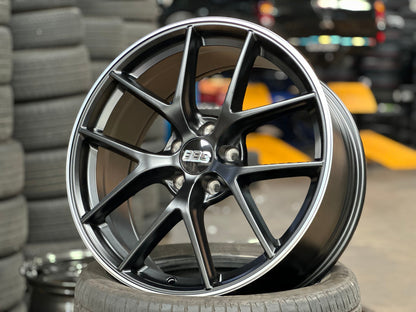 New 19X8.5 ET43 AOW Flow Formed CIR Rim (4 wheel) Matt Black 5X112