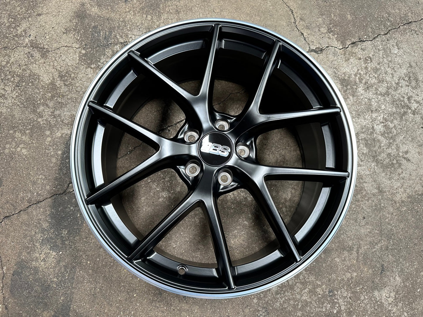 New 19X8.5 ET43 AOW Flow Formed CIR Rim (4 wheel) Matt Black 5X114.3