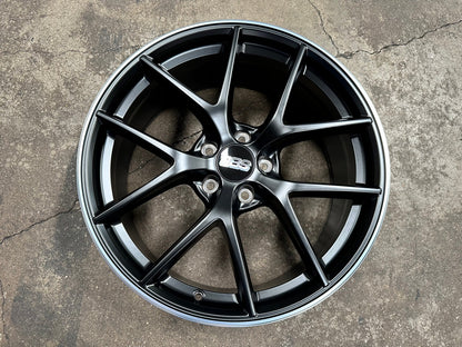 New 19X8.5 ET43 AOW Flow Formed CIR Rim (4 wheel) Matt Black 5X114.3