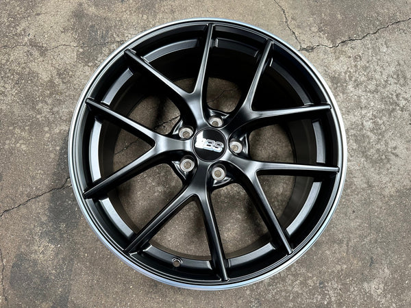 New 19X8.5 ET43 AOW Flow Formed CIR Rim (4 wheel) Matt Black 5X114.3