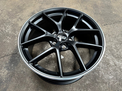 New 19X8.5 ET43 AOW Flow Formed CIR Rim (4 wheel) Matt Black 5X112