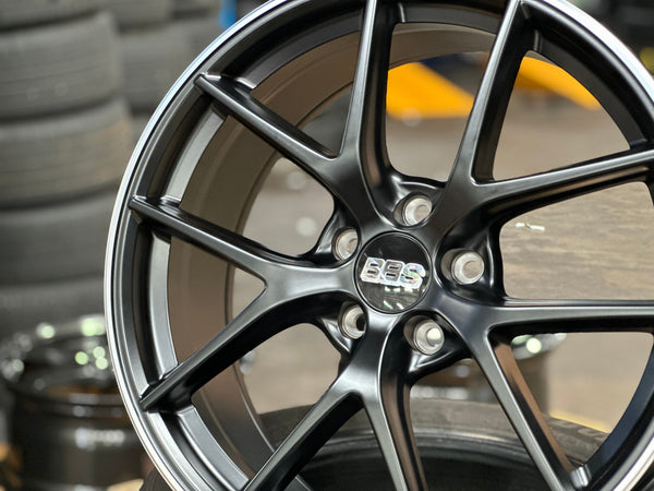 New 19X8.5 ET43 AOW Flow Formed CIR Rim (4 wheel) Matt Black 5X114.3