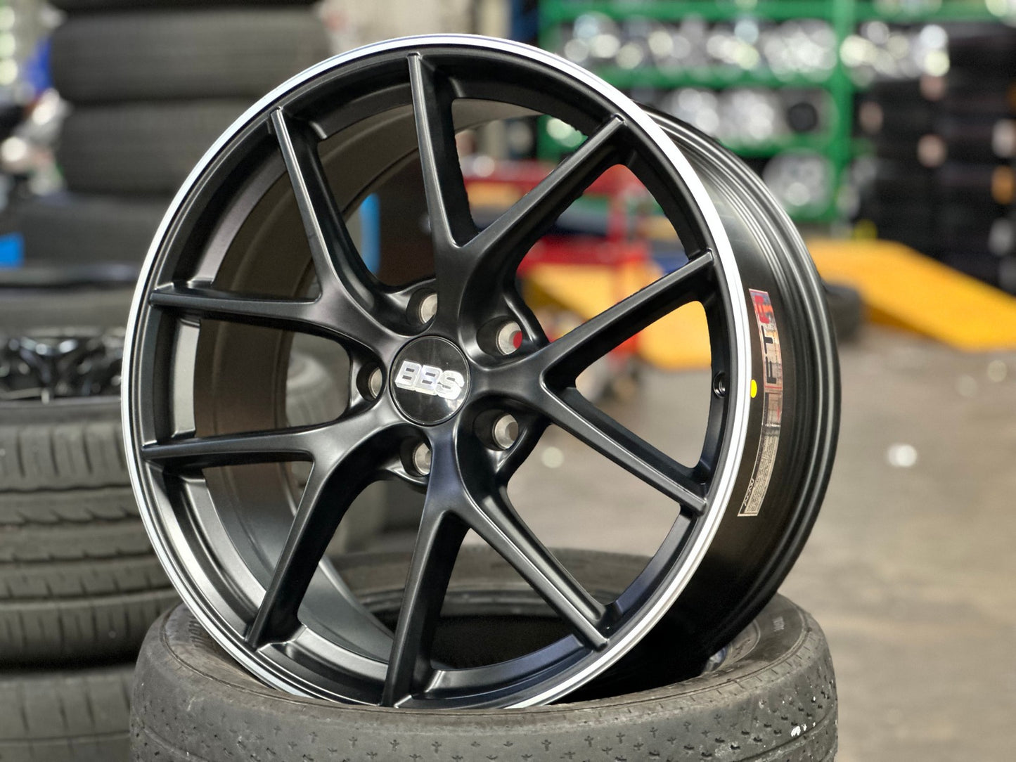 New 19X8.5 ET40 AOW Flow Formed CIR Rim (4 wheel) Matt Black 5X120