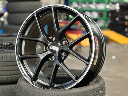 New 19X8.5 ET40 AOW Flow Formed CIR Rim (4 wheel) Matt Black 5X120