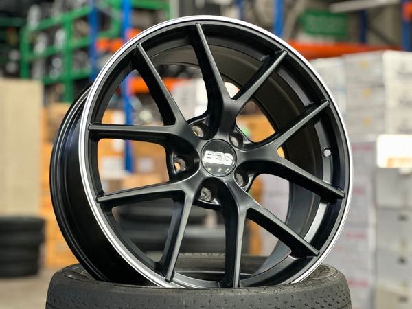 New 19X8.5 ET40 AOW Flow Formed CIR Rim (4 wheel) Matt Black 5X120