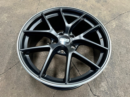 New 19X8.5 ET40 AOW Flow Formed CIR Rim (4 wheel) Matt Black 5X120