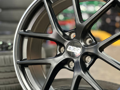 New 19X8.5 ET40 AOW Flow Formed CIR Rim (4 wheel) Matt Black 5X120