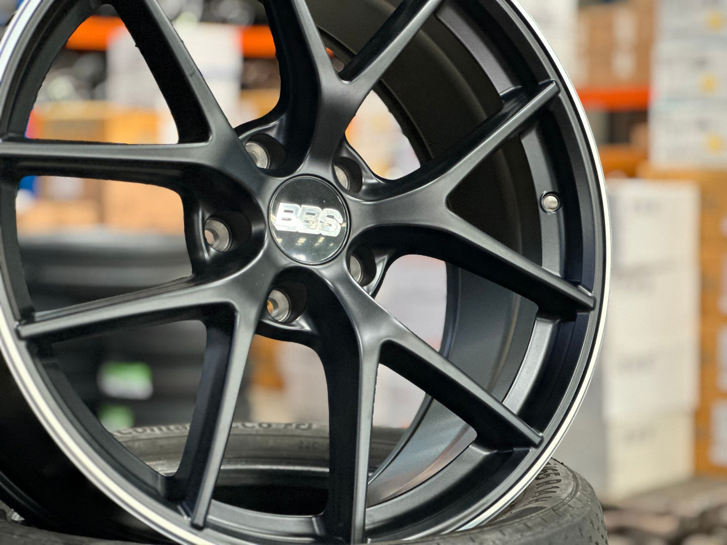 New 19X8.5 ET40 AOW Flow Formed CIR Rim (4 wheel) Matt Black 5X120