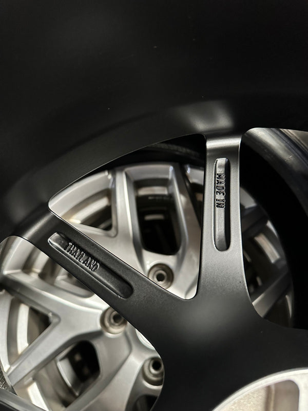 New 19X8.5 ET40 AOW Flow Formed CIR Rim (4 wheel) Matt Black 5X120