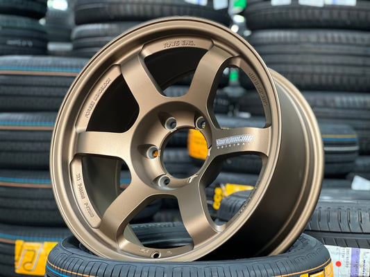 New 18X9 ET0 AOW Flow Formed TE37L Rim (4 wheel) Matt Bronze 6X139.7