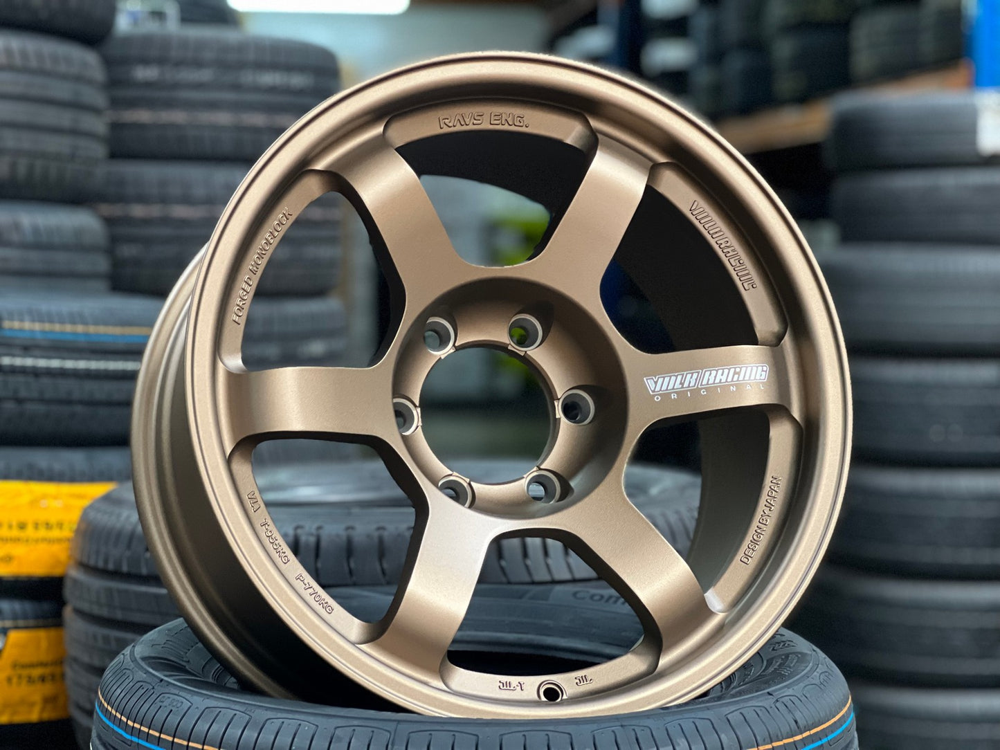 New 18X9 ET0 AOW Flow Formed TE37L Rim (4 wheel) Matt Bronze 6X139.7