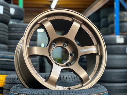 New 18X9 ET0 AOW Flow Formed TE37L Rim (4 wheel) Matt Bronze 6X139.7