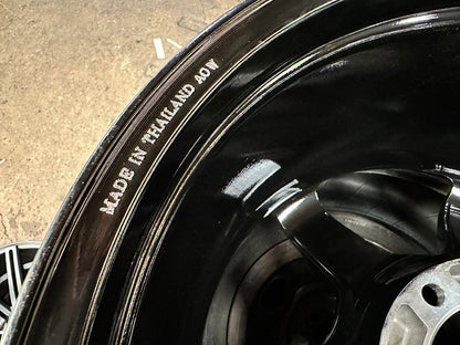 New 18X9 ET0 AOW Flow Formed TE37L Rim (4 wheel) Gloss Black 6X139.7