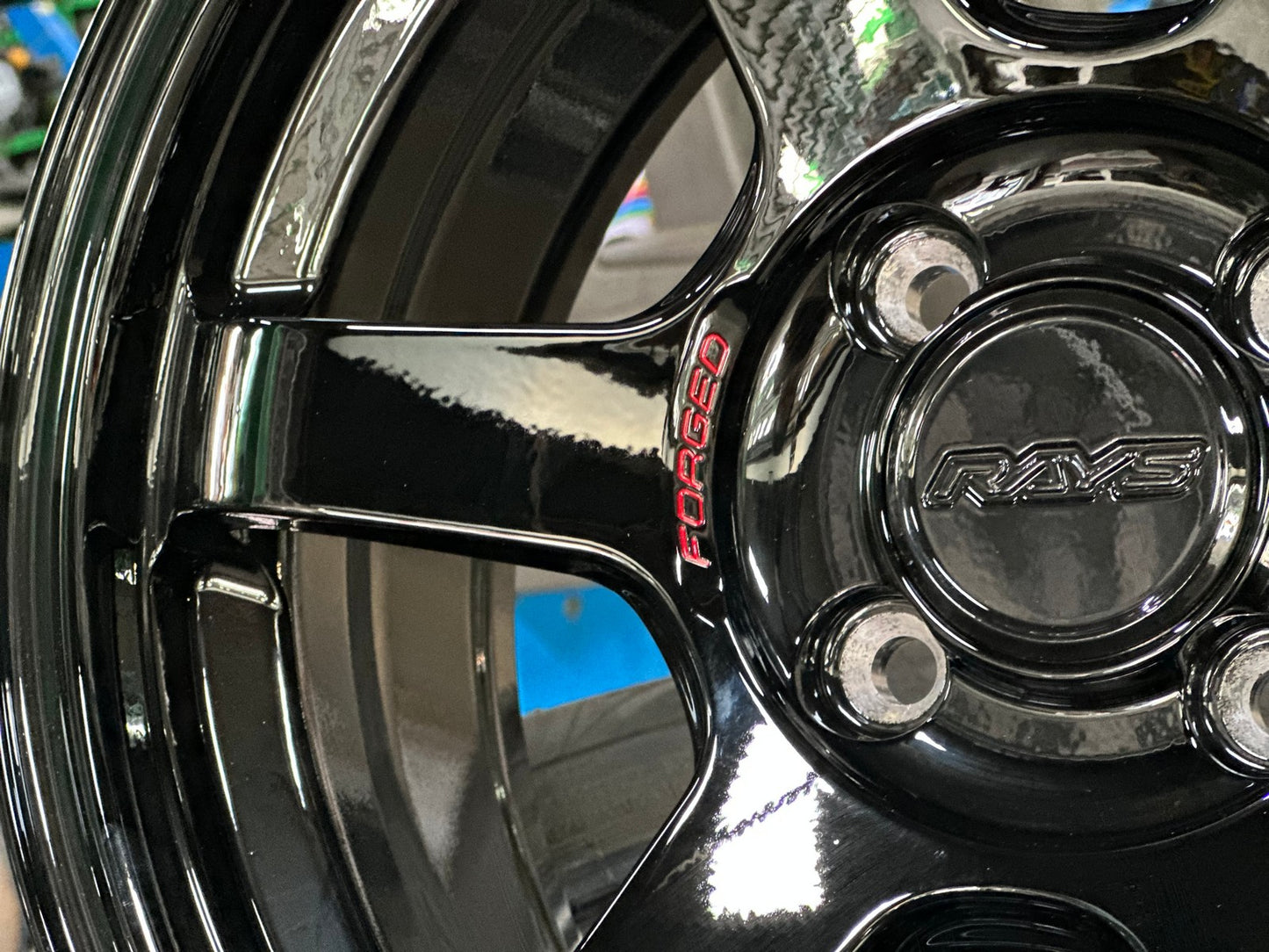 New 15X7 ET35 AOW 11 Flow Formed TE37 Rim (4 wheel) Gloss Black 4X100