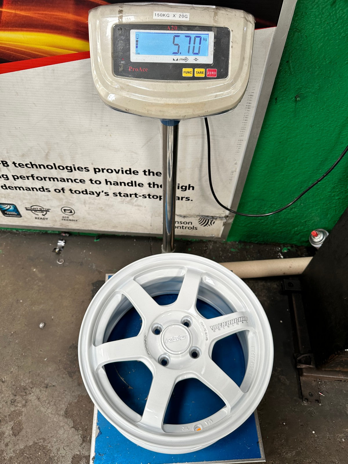 New 15X7 ET35 AOW 11 Flow Formed TE37 Rim (4 wheel) Gloss White 4X100