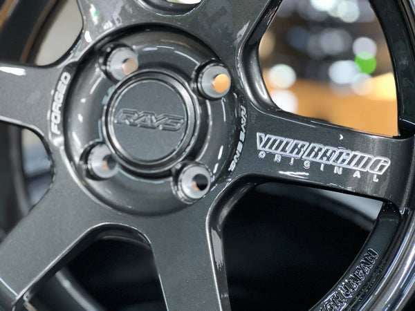 New 15X7 ET35 AOW 11 Flow Formed TE37 Rim (4 wheel) Gloss Gunmetal 4X100