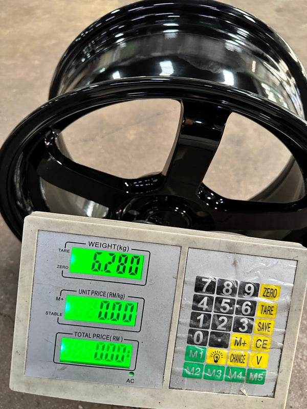 New 16X7 ET40 AOW 11 Flow Formed TE37 Rim (4 wheel) Gloss Black 4X100