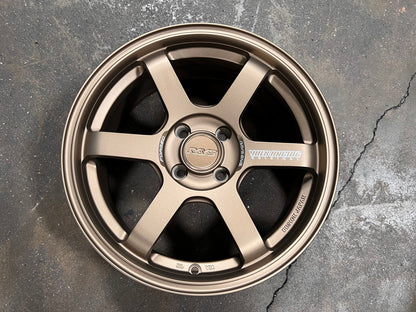 New 16X7 ET40 AOW 11 Flow Formed TE37 Rim (4 wheel) Matt Bronze 4X100