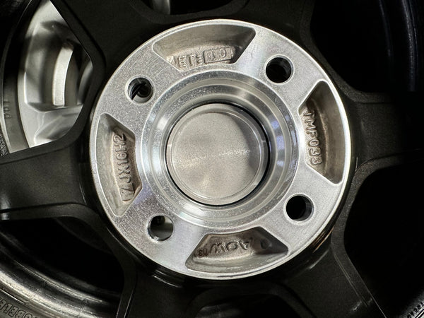 New 16X7 ET40 AOW 11 Flow Formed TE37 Rim (4 wheel) Gloss Gunmetal 4X100