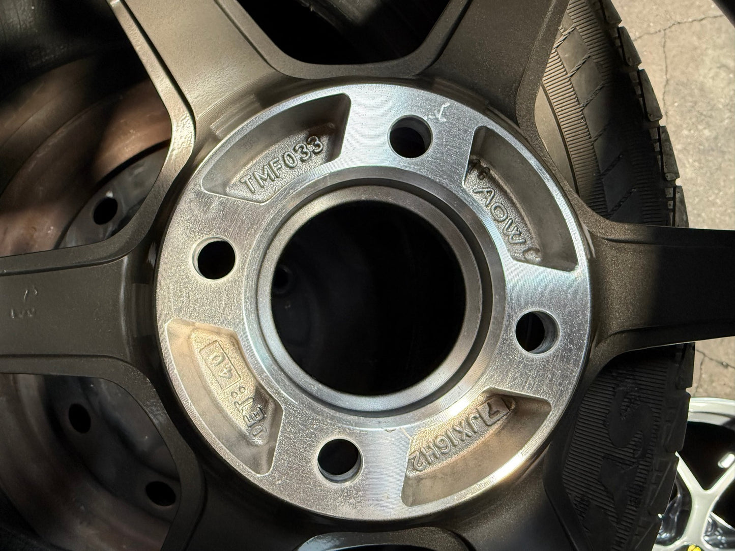 New 16X7 ET40 AOW Flow Formed TE37SLRim (4 wheel) Gloss Gunmetal 4X100