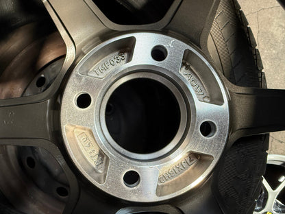 New 16X7 ET40 AOW Flow Formed TE37SLRim (4 wheel) Gloss Gunmetal 4X100