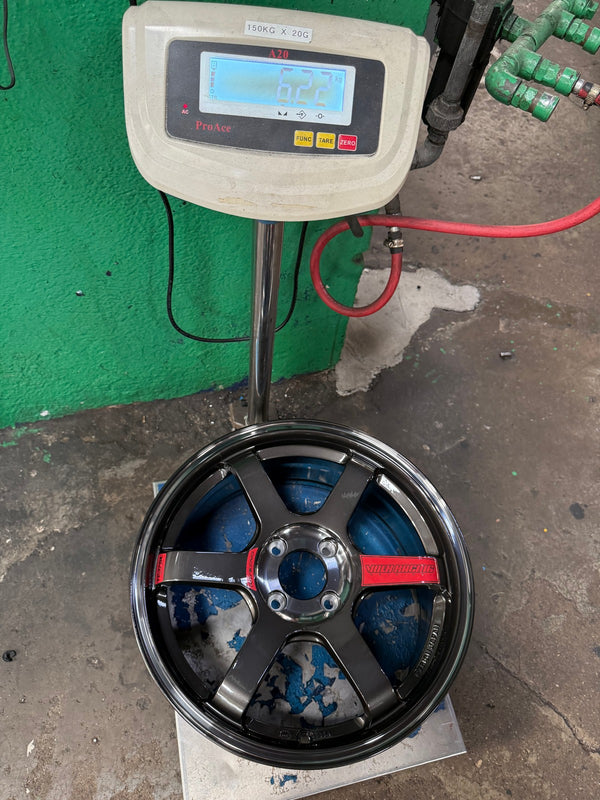 New 16X7 ET40 AOW Flow Formed TE37SLRim (4 wheel) Gloss Gunmetal 4X100