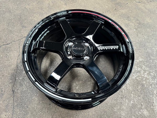 New 16X7 ET40 AOW Flow Formed Sonic Time Attack Rim (4 wheel) Gloss Black 4X100