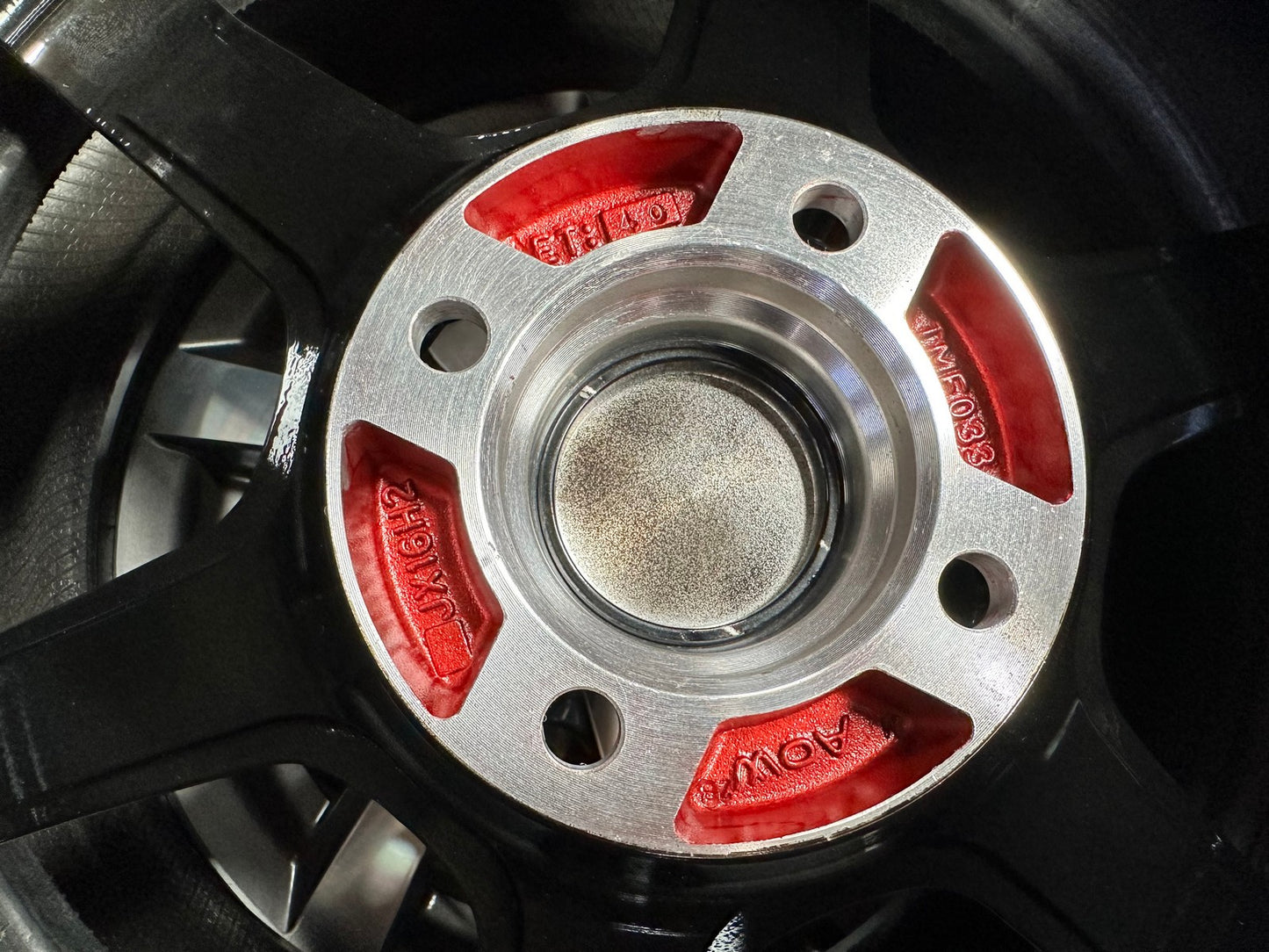 New 16X7 ET40 AOW Flow Formed Sonic Time Attack Rim (4 wheel) Gloss Black 4X100