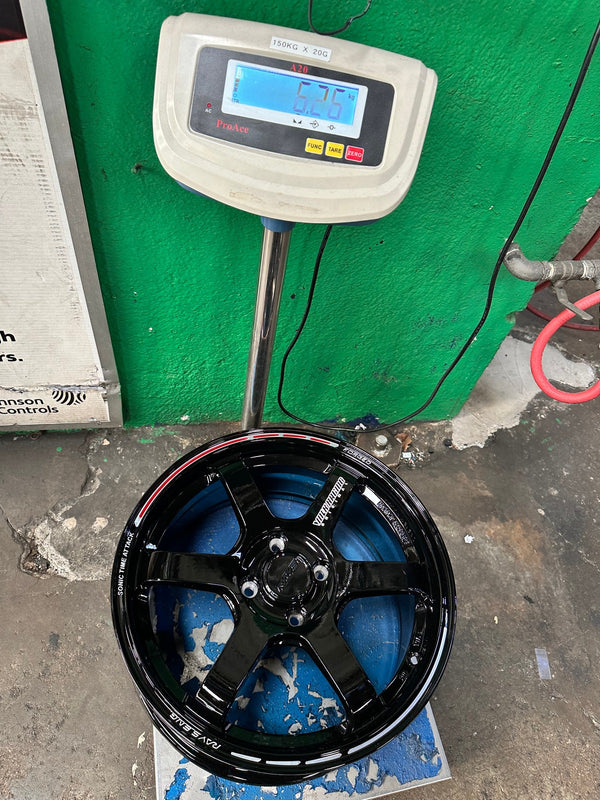 New 16X7 ET40 AOW Flow Formed Sonic Time Attack Rim (4 wheel) Gloss Black 4X100