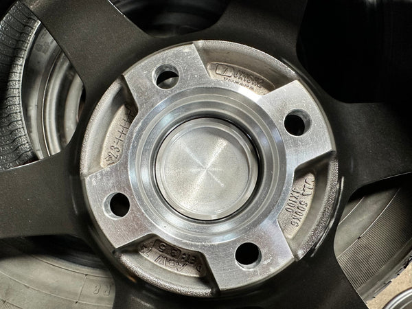 New 15X7 ET35 AOW Flow Formed TE37 Rim (4 wheel) Dark Gunmetal 4X100