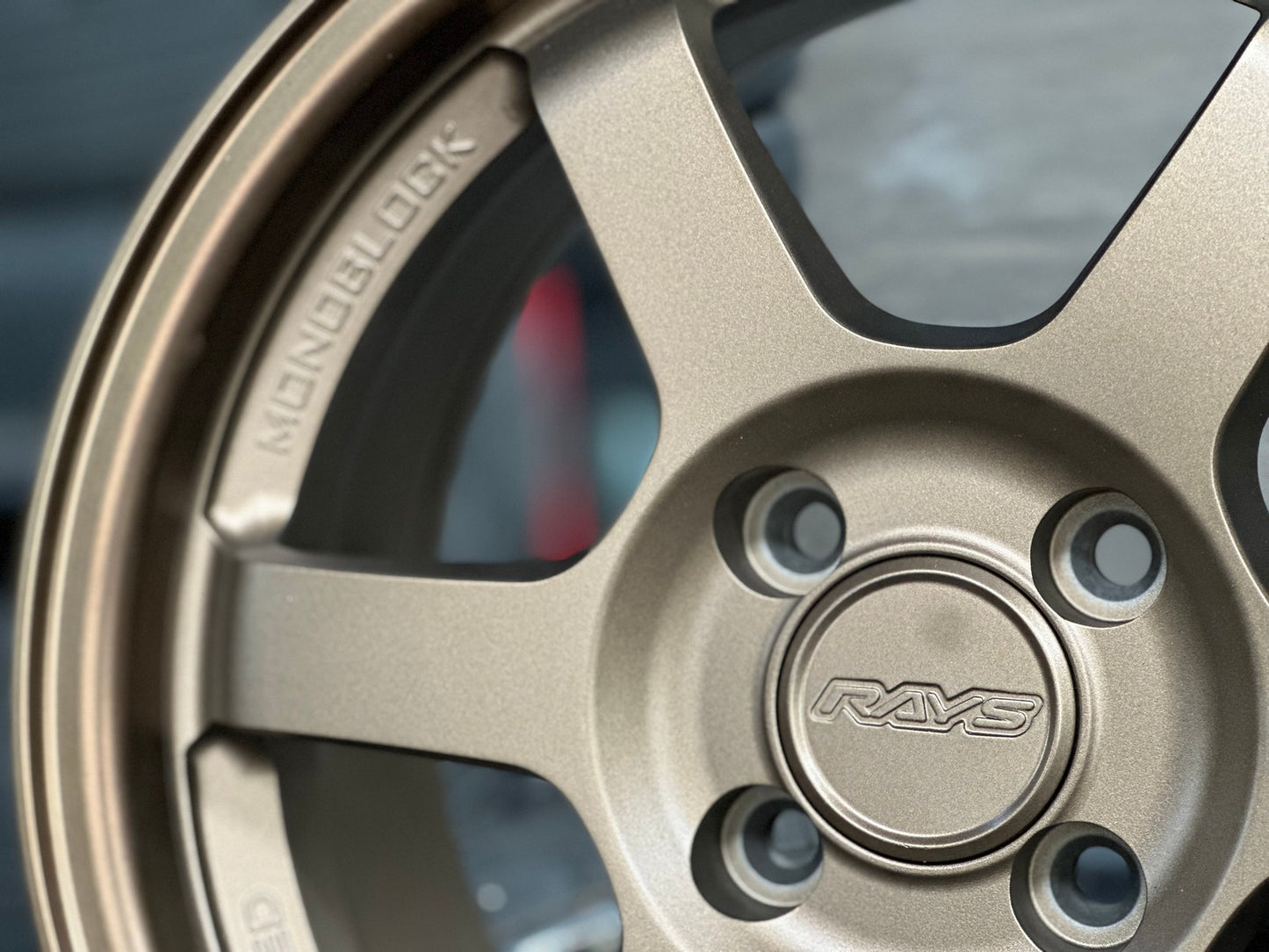 New 15X7 ET35 AOW Flow Formed TE37 Rim (4 wheel) Matt Bronze 4X100 WE