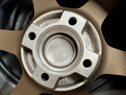 New 15X7 ET35 AOW Flow Formed TE37 Rim (4 wheel) Matt Bronze 4X100 WE