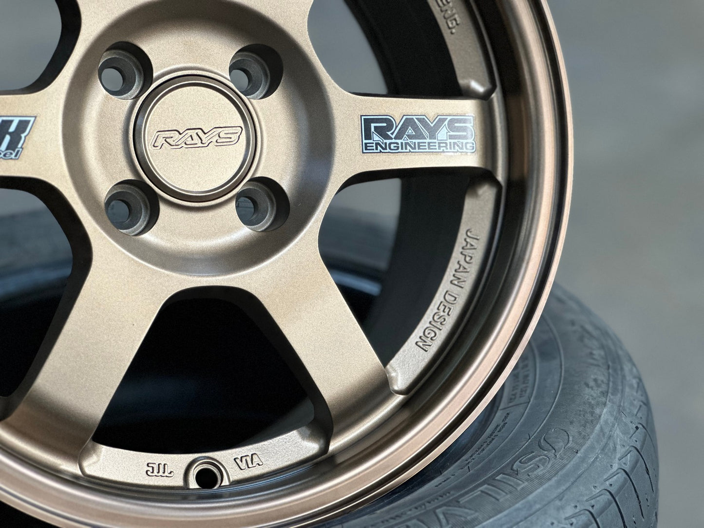 New 15X7 ET35 AOW Flow Formed TE37 Rim (4 wheel) Matt Bronze 4X100