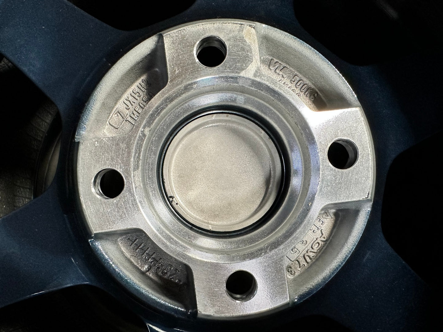 New 15X7 ET35 AOW Flow Formed TE37 Rim (4 wheel) Gloss Blue 4X100 WE