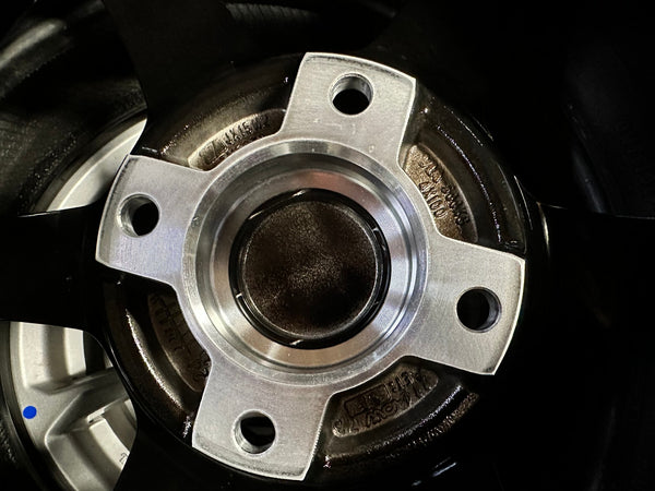 New 15X7 ET35 AOW Flow Formed TE37 Rim (4 wheel) Gloss Black 4X114.3