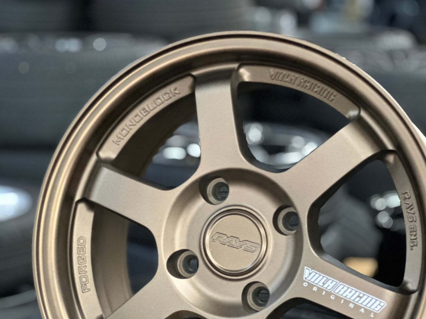 New 15X7 ET35 AOW Flow Formed TE37 Rim (4 wheel) Matt Bronze 4X114.3