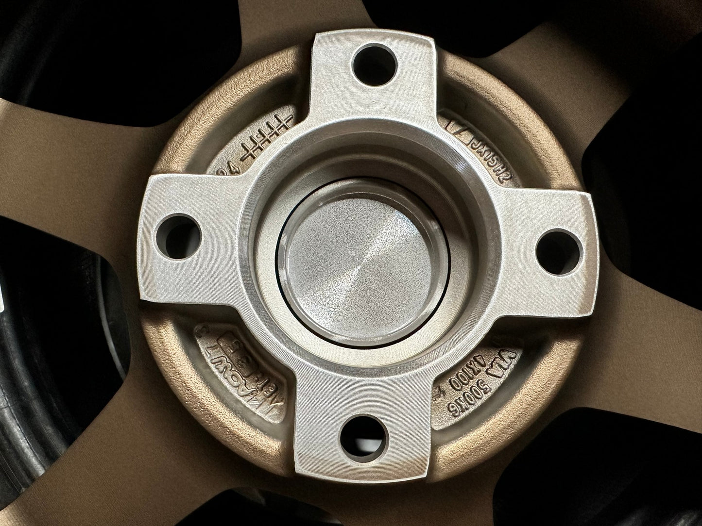 New 15X7 ET35 AOW Flow Formed TE37 Rim (4 wheel) Matt Bronze 4X114.3