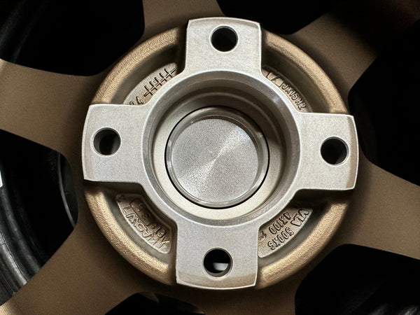 New 15X7 ET35 AOW Flow Formed TE37 Rim (4 wheel) Matt Bronze 4X114.3