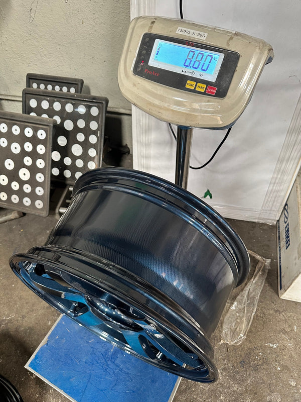 New 18X8.5 ET35 AOW Flow Formed TE37 Rim (4 wheel) Gloss Blue 5X114.3