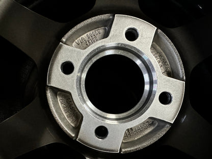 New 15X6.5 ET38 AOW Flow Formed TE37SL Rim (4 wheel) Gloss Gunmetal 4X100