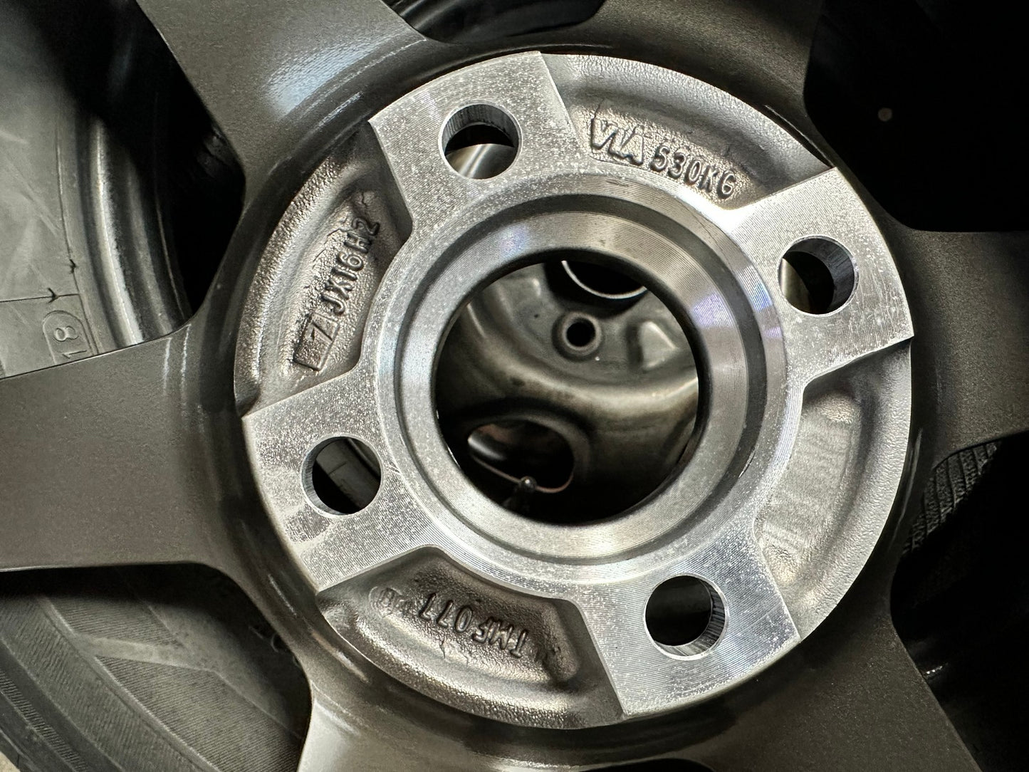 New 16X7 ET40 AOW Flow Formed TE37SL Rim (4 wheel) Gloss Gunmetal 4X100