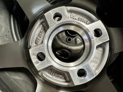 New 16X7 ET40 AOW Flow Formed TE37SL Rim (4 wheel) Gloss Gunmetal 4X100