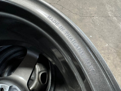 New 16X7 ET40 AOW Flow Formed TE37SL Rim (4 wheel) Gloss Gunmetal 4X100