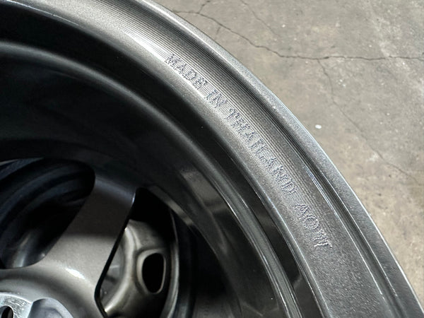 New 16X7 ET40 AOW Flow Formed TE37SL Rim (4 wheel) Gloss Gunmetal 4X100