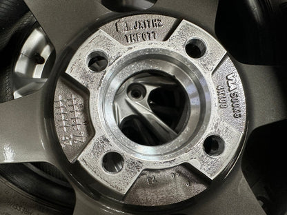 New 17X8 ET40 AOW Flow Formed TE37SL Rim (4 wheel) Gloss Gunmetal 4X100