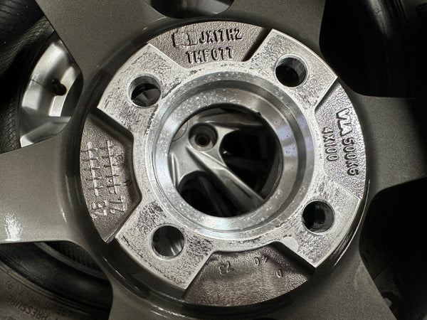 New 17X8 ET40 AOW Flow Formed TE37SL Rim (4 wheel) Gloss Gunmetal 4X100